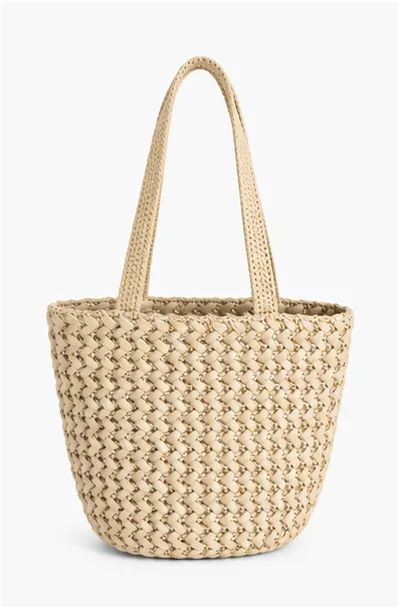 NOLVA — Handbag with a Twill-Woven Wide Shoulder Strap