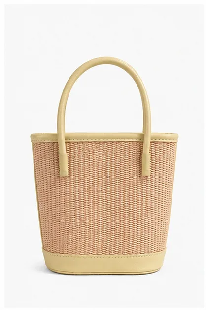 NOLVA — Summer Fine-Weave Small Basket Bag
