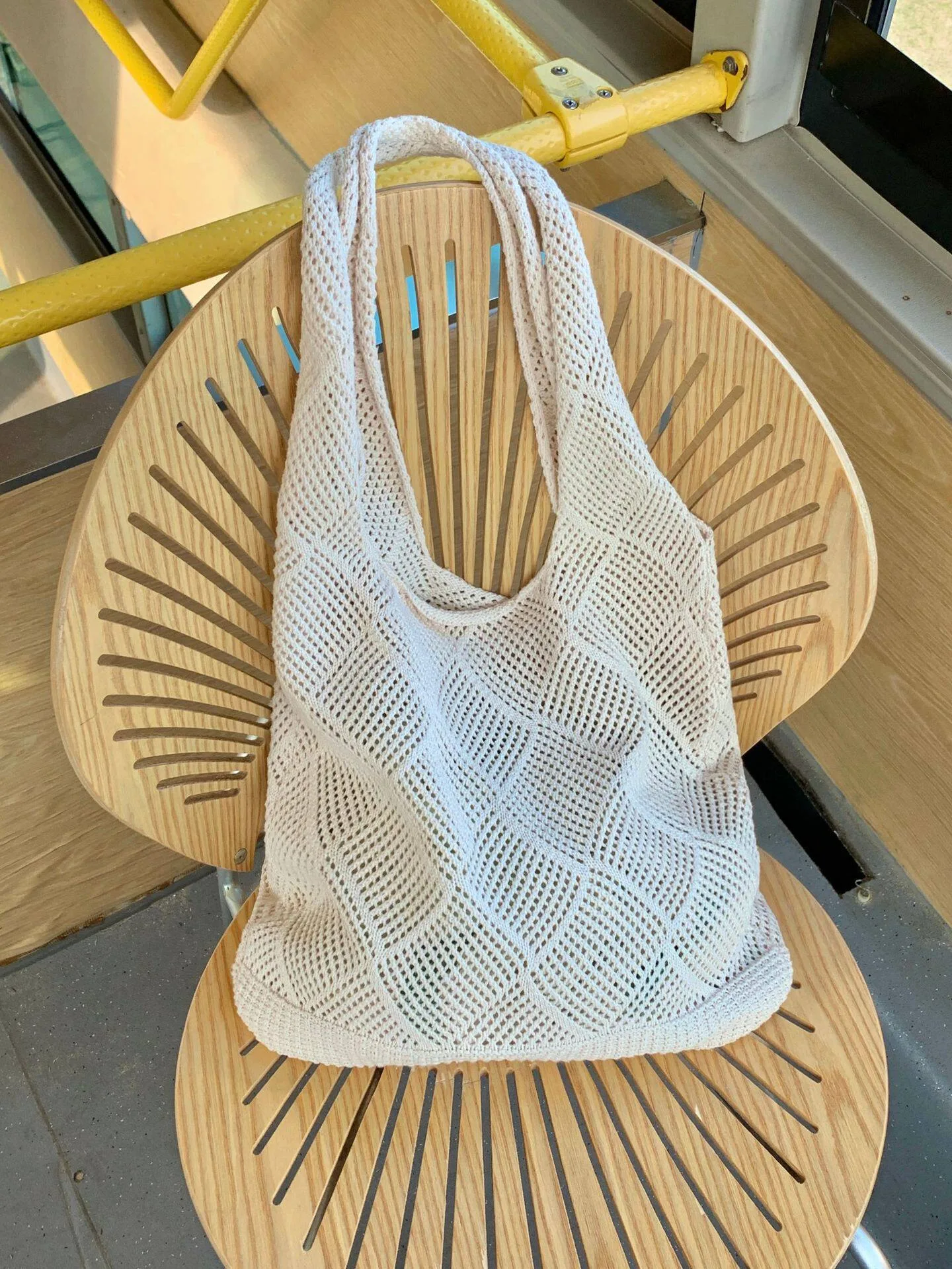 NOLVA — Women's Hollow Crochet Knitted Summer Tote Bag