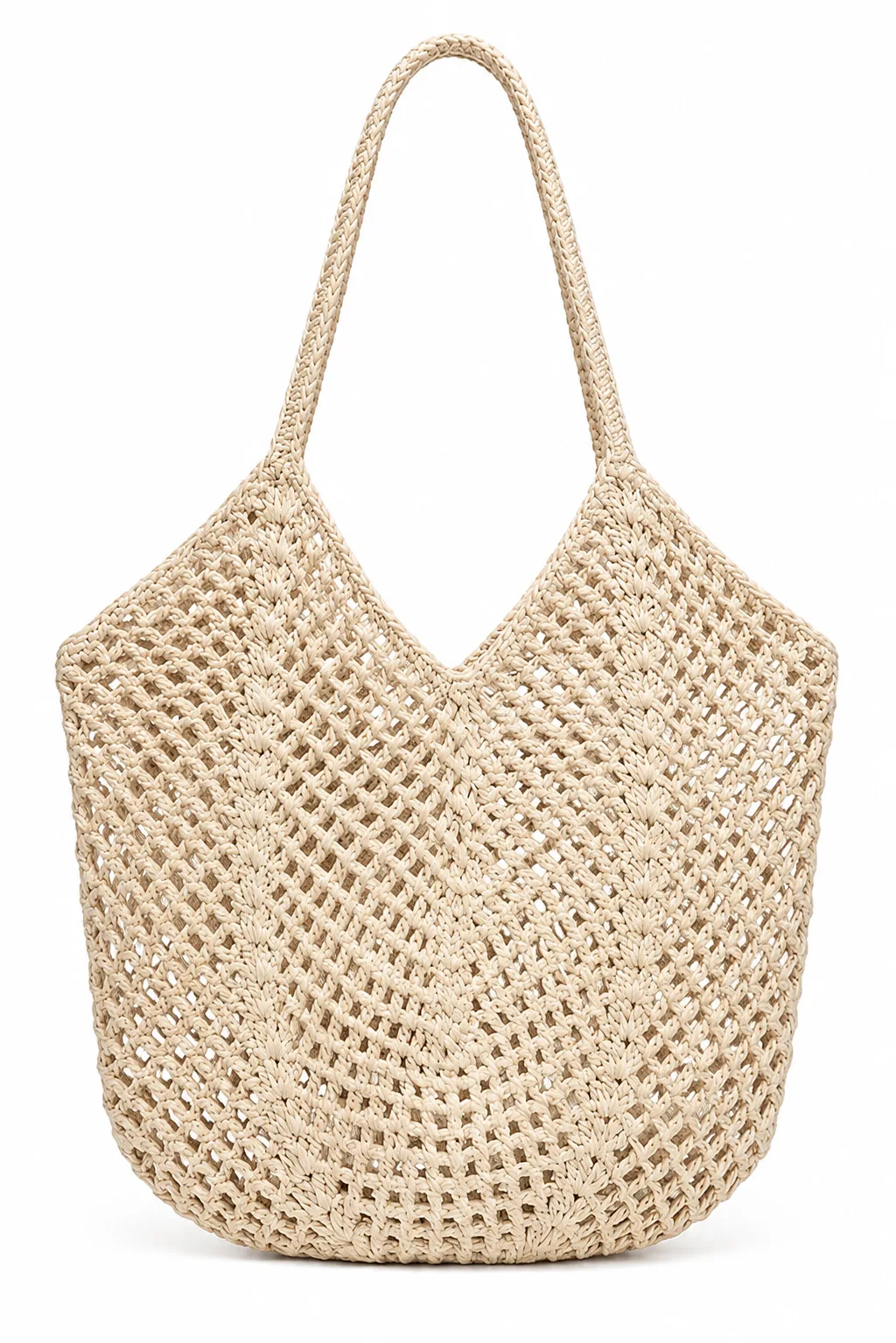 NOLVA — Personalized Crochet Beach Bag for Women