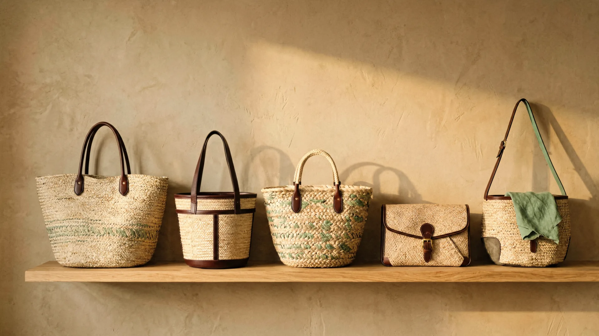 NOLVA Handwoven Bag Collection Display